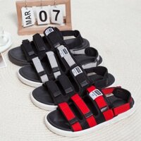 Giày Sandal Nam Nữ 2024, Dép Quai Hậu Đi Học 3 Quai Ngang