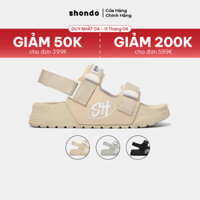 Giày Sandal Nam Nữ Platy 2 Bánh Mì, Siêu Nhẹ Shondo Nhiều Màu