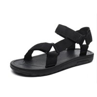 Giày Sandal Nam Nữ Quai Ngang, Chéo IAXYUE 541 đen - SIÊU BỀN