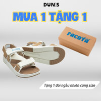 Giày sandal nam nữ unisex đi học quai ngang Facota FC05 Sport  đế cao 3 phân