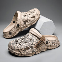 Giày Sandal Nam Phiên Bản Hàn Quốc Hợp Thời Trang EVA Có Thể Mặc Bên Ngoài Giày Lỗ Thoáng Khí Nhẹ