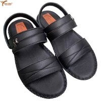 Giày Sandal Nam Quai Ngang Da Bò TIẾN CÔNG