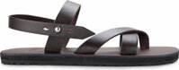 Giày Sandal Nam Quai Ngang Casual - Nâu Size 45