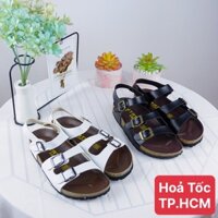 Giày sandal nữ 2 quai đế trấu