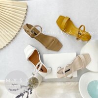 Giày sandal nữ bít gót 7cm thời trang MYSS - SD127 hg