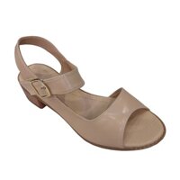 Giày Sandal nữ cao gót 4,5cm HÀ NAM da bò thật thời trang cao cấp DNU2132