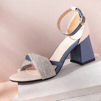 giày sandal nữ cao gót 5 phân sablanca gót thấp