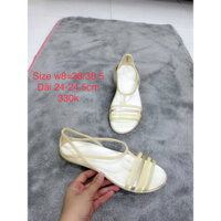 giày sandal nữ crocs 2hand chính hãng, size w8=38/38.5