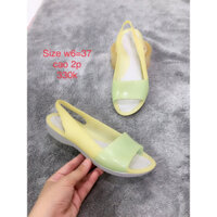 giày sandal nữ crocs cao 3p, 2hand, new 95%, size w6=37