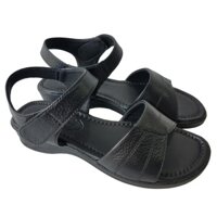 Giày Sandal Nữ Da Bò Thật BIGBEN Cao 3 Phân SDN65