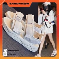 Giày sandal nữ đế bệt JS012 mới về dép quai ulzzang học sinh sinh viên