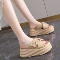 Giày Sandal Nữ Đế Dày Đế Tròn Giày Sandal Cao Su Đế Mềm