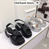 Giày sandal nữ đế đúc nhẹ 7p giày đế xuồng chất da mềm êm tôn dáng cá tính G140