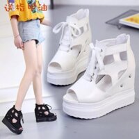 Giày Sandal nữ đế xuồng cá tính S113 . new new new . 2020 K . : : ༝ 2021 " '  `