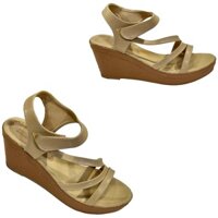 Giày Sandal Nữ Đế Xuồng Da Bò Thật TiTi ĐÔ Thời Trang Cao Cấp 7,5 cm DNU2167