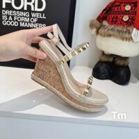 GIÀY SANDAL NỮ ĐẾ XUỒNG ĐINH CAO 10CM 321-65 FULBOX