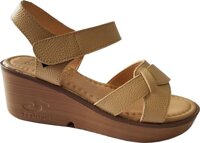 Giày Sandal Nữ Đế Xuồng BIGGBEN Da Bò Thật SDX14 - 38