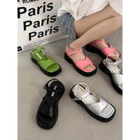 GIÀY SANDAL NỮ ĐỘN ĐẾ ĐI HỌC ĐI BIỂN MẪU MỚI