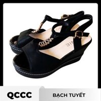 Giày Sandal Nữ Hở Mũi Đế Xuồng 7p