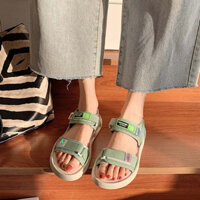 Giày sandal nữ kiểu dáng đơn giản, thời trang, thoáng khí và chống trơn trượt phong cách Hàn Quốc