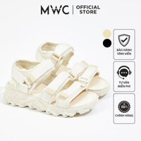 Giày sandal nữ MWC 2402 - Sandal Nữ Đế Cao Răng Cưa Hack Dáng Với Quai Ngang Lót Dán Thời Trang
