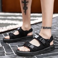 Giầy Sandal nữ nam 2 quai Sport Khóa Bấm - dép quai hậu học sinh mới về