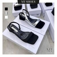 Giày sandal nữ quai bầu đế cao 5cm xăng đan Hot Trend da mềm đẹp tôn chân MT Shoes SD020