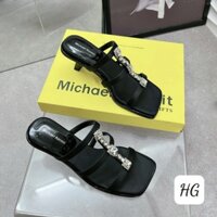 Giày sandal nữ quai đá sang trọng phối đồ siêu xinh gót nhọn 5 phân Mã N333