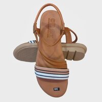 Giày Sandal nữ quai dây mảnh TiTi ĐÔ da bò thật thời trang cao cấp DNU2113a
