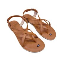 Giày Sandal nữ quai dây mảnh TiTi ĐÔ da bò thật thời trang cao cấp DNU2074c