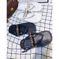 giày sandal nữ quai kẹp dây xích