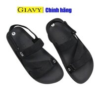 GIÀY SANDAL NỮ QUAI NGANG PHỐI CHÉO GIA VY Chính hãng ( dép quai hậu Giavy SK377 màu đen và nâu size 36 37 38 39 40 )