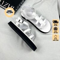 Giày sandal nữ quai rọ đan bassic đế cao 3CM SANDALTHOITRANG