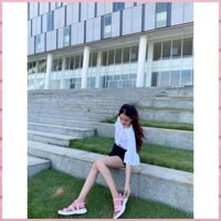 GIÀY SANDAL NỮ THỔ CẨM MÀU HỒNG THỜI TRANG NESTY SB12-DHC