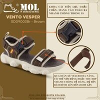 Giày sandal nữ Vento Vesper 2 quai ngang SD09003Br màu Nâu