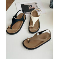 Giày Sandal NỮ ZR new xỏ ngón đế bánh mì full box GIÀY THỜI TRANG QUAI HẬU KẸP NGÓN
