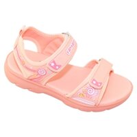 GIÀY SANDAL QUAI HẬU ĐẾ BẰNG HỌC SINH BÉ GÁI BITA'S SOB.297 (HỒNG THẠCH ANH + KEM + TÍM) - BITAS