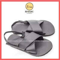 Giày Sandal Quai Hậu Đi Học Nam Nữ Chất Liệu Quai Da Full Box Êm Và Nhẹ Chuẩn Size Màu Đen