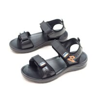 GIÀY SANDAL QUAI HẬU HỌC SINH BÉ TRAI BITA'S ĐẾ BẰNG SEN.81 (ĐEN + XÁM) - BITAS
