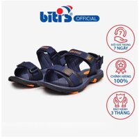 GIÀY SANDAL QUAI HẬU HỌC SINH BÉ TRAI BITIS THỂ THAO ĐẾ CAO SU BRB000200 (ĐEN XÁM XANH NHỚT) - BITIS