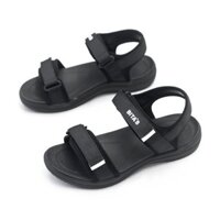GIÀY SANDAL QUAI HẬU HỌC SINH NỮ BITA'S ĐẾ BẰNG SIÊU NHẸ & ÊM SEFYW.01 (ĐEN + KEM + CAM SAN HÔ) - BITAS