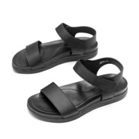 GIÀY SANDAL QUAI HẬU NỮ BITA'S ĐẾ BẰNG SHANA.02 (ĐEN + KEM) - BITAS