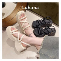 Giày sandal quai hậu nữ dép nữ thời trang Luhana