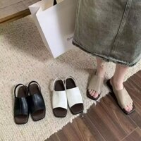 Giày sandal quai ngang nữ dễ thương