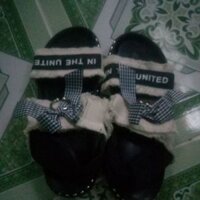 Giày sandal quai nữ đính nơ