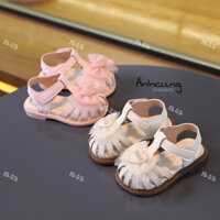 Giày sandal rọ nơ tim công chúa cho bé - ACKids💎