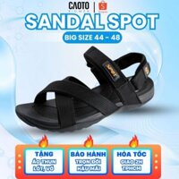 Giày Sandal Spot Màu Đen Big Size 44 45