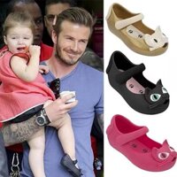 Giày Sandal Thời Trang Xinh Xắn Dành Cho BéGiày Búp Bê Nhựa Hình Mèo Dễ Thương Cho Bé Gái