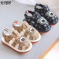 Giày Sandal Trẻ Em Đế Mềm Cho Bé Tập Đi 0-2 Tuổi Mùa Hè Bé Trai Giày Sandal Trẻ Em Thoáng Khí Gọi Giày