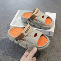 Giày Sandal Trẻ Em Đẹp Trai Cho Bé Dép Nam Chống Trơn Trượt Đế Mềm Mặc Bên Ngoài Chống Va Chạm Hai Cánh Lật